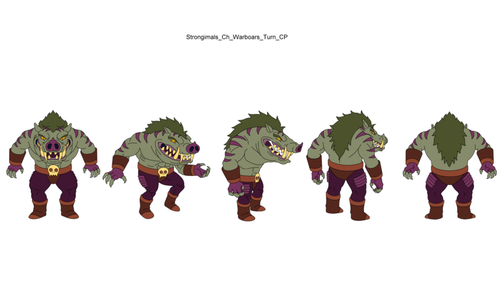 STRONGIMALS Ch Warboar Turn CP LexiSketch